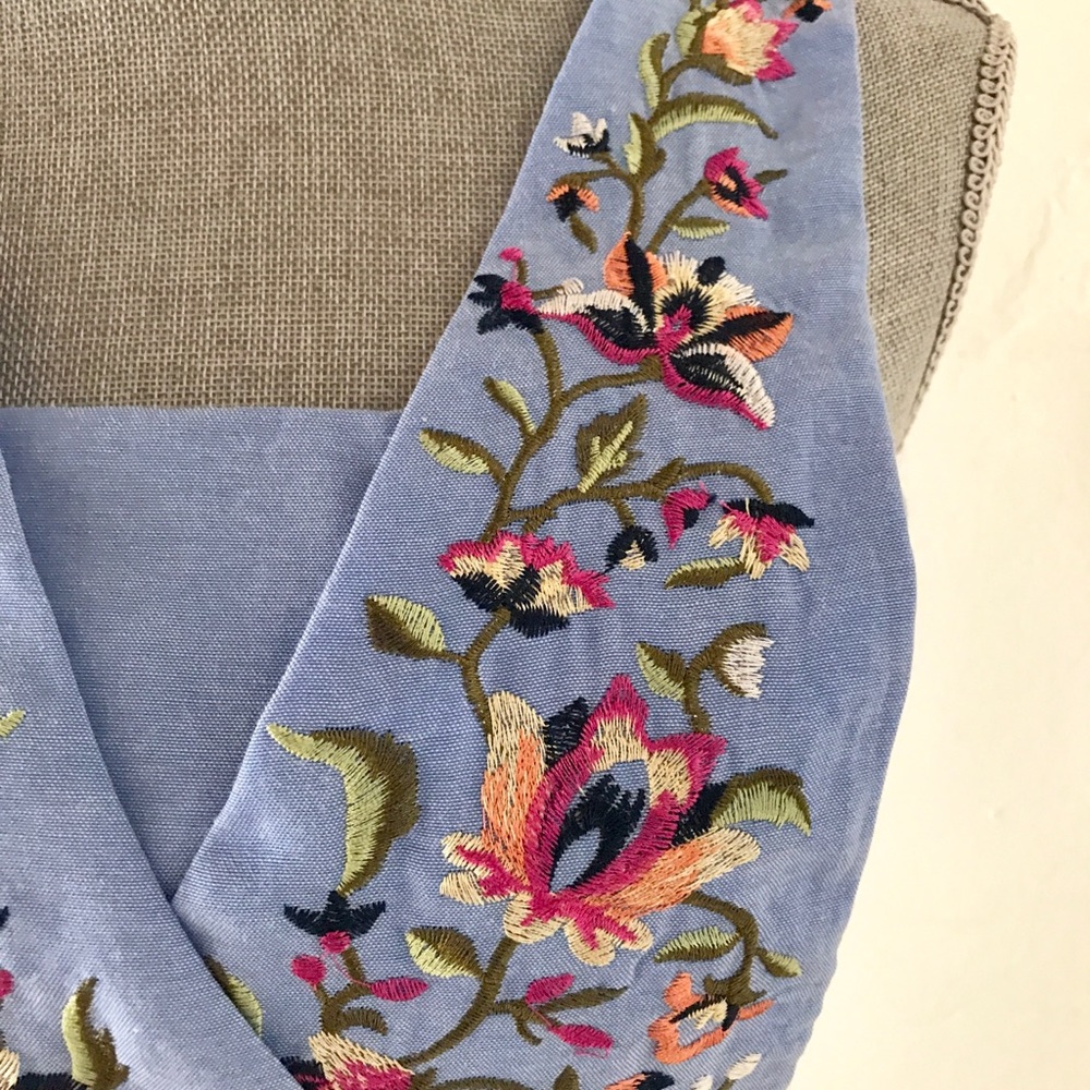 JACQUELINE - Light Blue Denim Romper - Picture 4 of 7